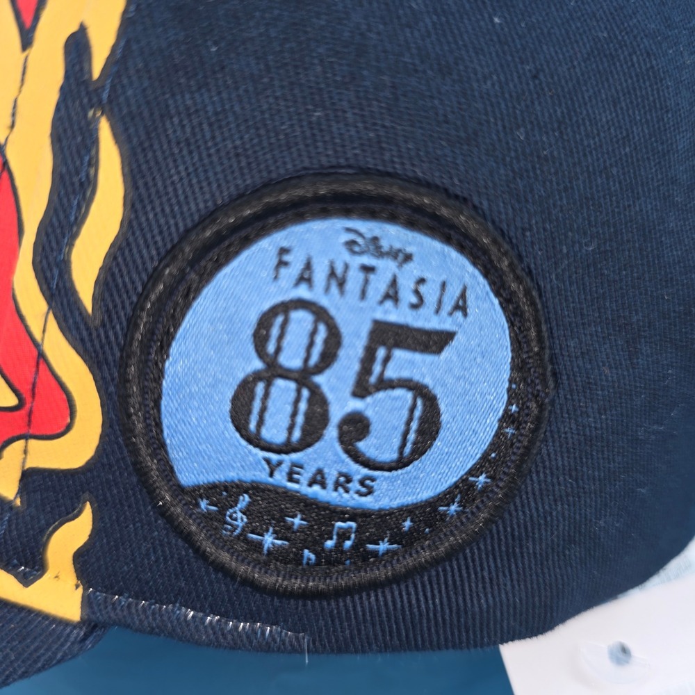Disney Fantasia 85 Years Chernabog Flame Baseball Cap NWT - Picture 3 of 8